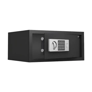 Deli ET522 Black Digital Safe Box Locker Vault (Key & Password)