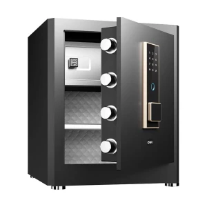 Deli ET595 Black Digital Safe Box (Key, Password & Fingerprint)