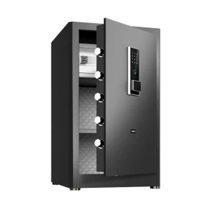 Deli ET597 Black Digital Safe Box (Key, Password & Fingerprint)