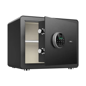 Deli ET630 Black Digital Safe Box (Key, Password & Fingerprint)