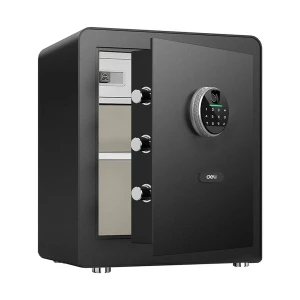 Deli ET631 Black Digital Safe Box (Key, Password & Fingerprint)