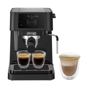 DeLonghi Stilosa Black Manual Espresso Coffee Maker #EC230.BK