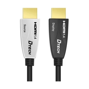 DTECH HDMI 1.4 Male to Male, 100 Meter, Black Cable # DT-HF-567 Fiber Cable (4K)