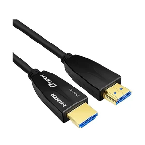 DTECH HDMI 2.0 Male to Male, 100 Meter, Black Cable # HF-2100 (4K, Optical Fiber)