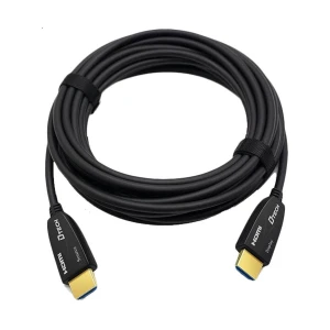 Dtech HDMI 2.0 Male to Male, 15 Meter, Black Cable # DT-HF2015 (4K, Optical Fiber)