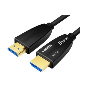 DTECH HDMI Male to Male, 50 Meter, Black Cable # DT-HF016 Fiber Cable (4K)