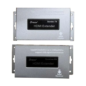 DTECH HDMI USB KVM Extender 150m with IR #DT-7054A(AM)