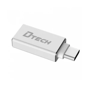 DTECH Type-C Male to USB Female White Converter # T0001