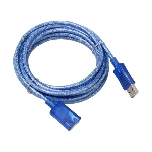 Dtech USB Male to Female, 3 Meter, Blue Extension Cable # DT-CU0033