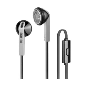 Edifier H190 Hi-Fi Sound Comfortable Fit Wired Black Silver Earphones
