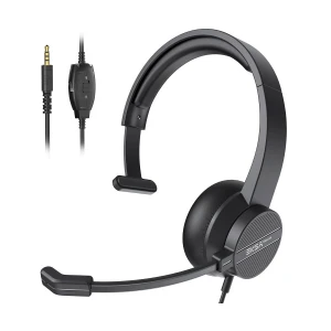 EKSA H15 Black Wired Over-Ear Professional Mono Headphone