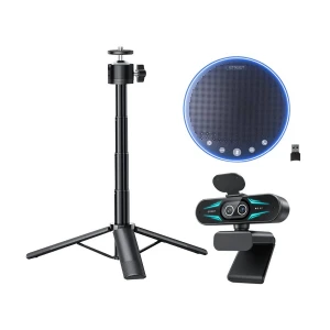EMEET 12P-AVSWT 12 Person Audio & Video Conference Package (1x Speaker, 1x Webcam, 1x Tripod)
