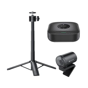 EMEET 5-8P-AVSWT 5-8 Person Audio & Video Conference Package (1x Speaker, 1x Webcam, 1x Tripod)