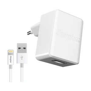Energizer ACA1AEUCLI3 USB 24W EU White Charger / Charging Adapter With Lightning Cable