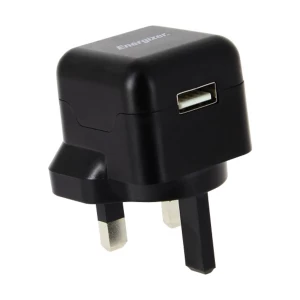 Energizer ACA1AUKCMC3 CL USB Black Wall Charger With Micro USB Cable