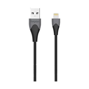 Energizer USB Male to Lightning, 1.2 Meter, Black Charging & Data Cable #C61LIGBK4