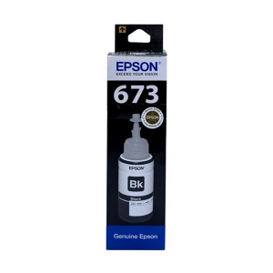 Epson 673 Black Ink Bottle #C13T673198