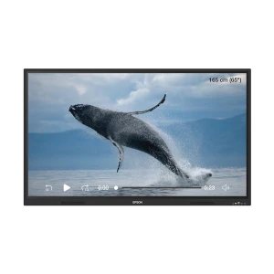 Epson EI-P6501 65 Inch (8GB RAM, 128GB ROM) 4K UHD Interactive Flat Panel Display (Android 14) #V12HC40056