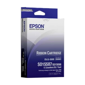 Epson S015139 Black Ribbon Cartridge for DLQ-3500 Printer #C13S015571