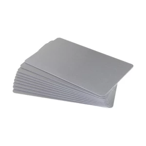 Evolis CR-80 Silver PVC Card
