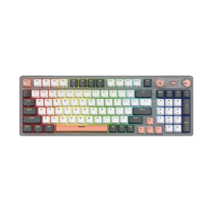 Fantech Atom Pro96 MK914 Tri Mode RGB Hot Swap (Blue Switch) Saturn Stellar Edition Mechanical Gaming Keyboard