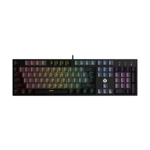 Fantech Atom104 MK886V2 Wired RGB (Red Switch) Grey Sumi Edition Mechanical Gaming Keyboard