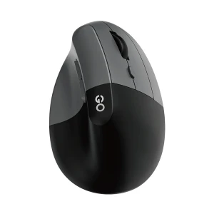 Fantech Go Comfy W195R Silent Wireless (Dual Mode) Black Vertical Ergonomic Mouse