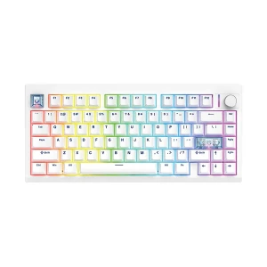 Fantech Maxfit8 MK921 Tri Mode RGB (White Switch) White Mechanical Gaming Keyboard