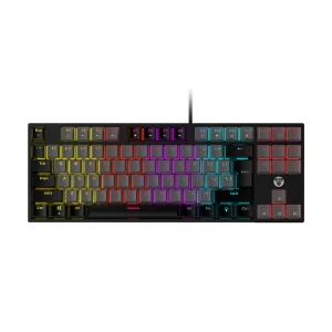 Fantech MK876 ATOM TKL RGB (Red Switch) Grey Wired Mechanical Gaming Keyboard