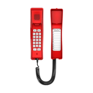Fanvil H2U 2-SIP PoE Red Exquisite & Fashionable Hotel IP Phone