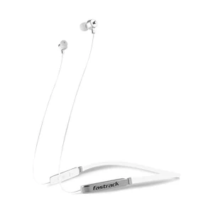 Fastrack Reflex Tunes FB1 NECkband Bluetooth White Earphone