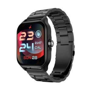 Fastrack Vivid Black AMOLED Bluetooth Calling Smart Watch