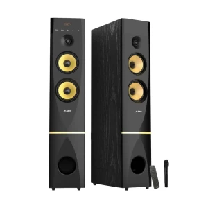 F&D T-88X 2:0 Black Bluetooth Tower Speaker