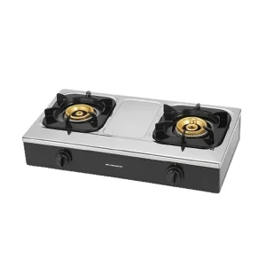 Fiesta 2-N10 Silver Dual Burner Gas Stove