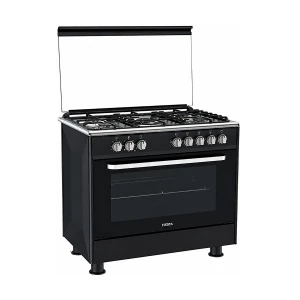 Fiesta FE96G5-SB 105L Black Gas Oven with 5 Burner