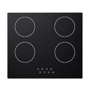 Fiesta HV6040TG 1800W Black 4 Zones Electric Hob