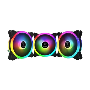 GAMDIAS AEOLUS M2-1203 Lite LED RGB Black Casing Cooling Fan
