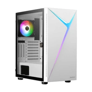 GAMDIAS Argus E4 ELITE Mid Tower White ATX Gaming Desktop Casing