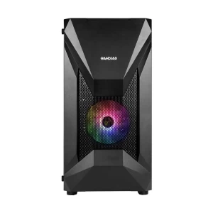 GAMDIAS ATHENA E1 Elite ARGB Mesh Mid Tower ATX Black (Tempered Glass) Gaming Desktop Case