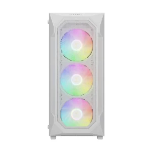 GAMDIAS AURA GC1 ELITE WH ARGB Mesh Mid Tower ATX White Gaming Desktop Casing