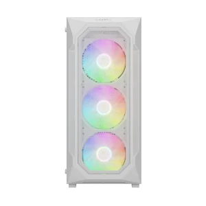 GAMDIAS AURA GC1 ELITE WH RGB Mesh Mid Tower ATX White (Tempered Glass) Gaming Desktop Case