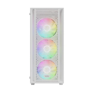 GAMDIAS AURA GC2 ELITE WH RGB Mesh Mid Tower ATX White (Tempered Glass) Gaming Desktop Case