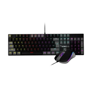 GAMDIAS HERMES E5 2-IN-1 Wired Black & Gray Gaming Keyboard & Mouse Combo