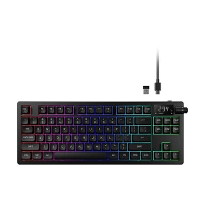 GAMDIAS HERMES M7 HYBRID Multi Mode (Red switch) Black Mechanical Gaming Keyboard