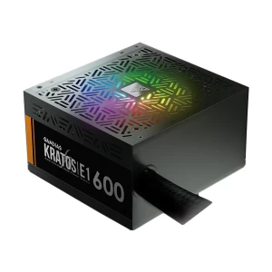 GAMDIAS KRATOS E1-600 ARGB 600W Non Modular Black Power Supply
