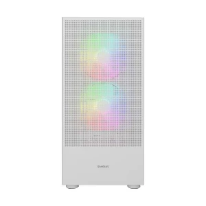 GAMDIAS Talos E3 Mesh Elite WH ARGB Mid Tower E-ATX White Gaming Desktop Casing