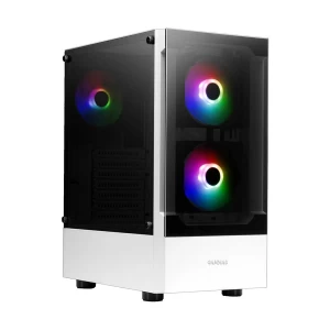 Gamdias Talos E3 ARGB Mid Tower White ATX Gaming Desktop Casing