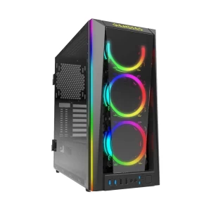 GAMDIAS Talos M1B Mid Tower Black ATX RGB Gaming Desktop Case