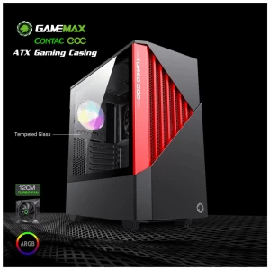 Gamemax Contac COC BR Mid Tower ARGB E-ATX Gaming Casing