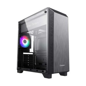 GameMax Nova N5 Mesh Mid Tower Black (Tempered Glass) ATX Gaming Casing